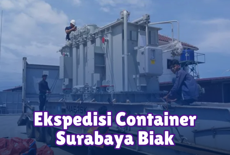 Ekspedisi Container Surabaya Biak