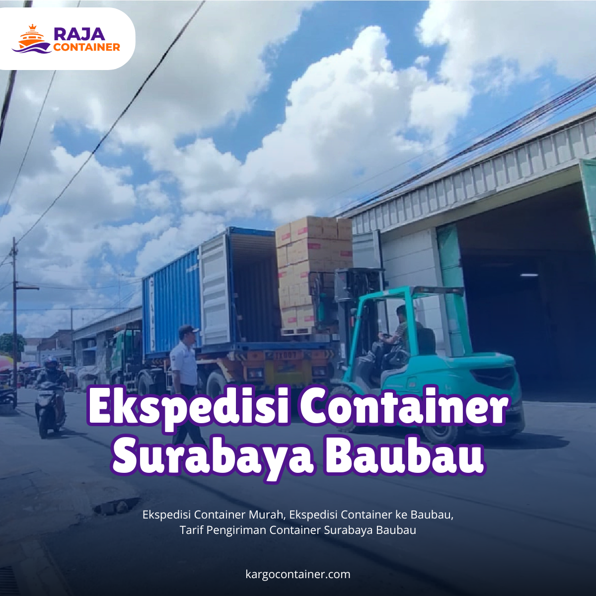 Ekspedisi Container Surabaya Baubau