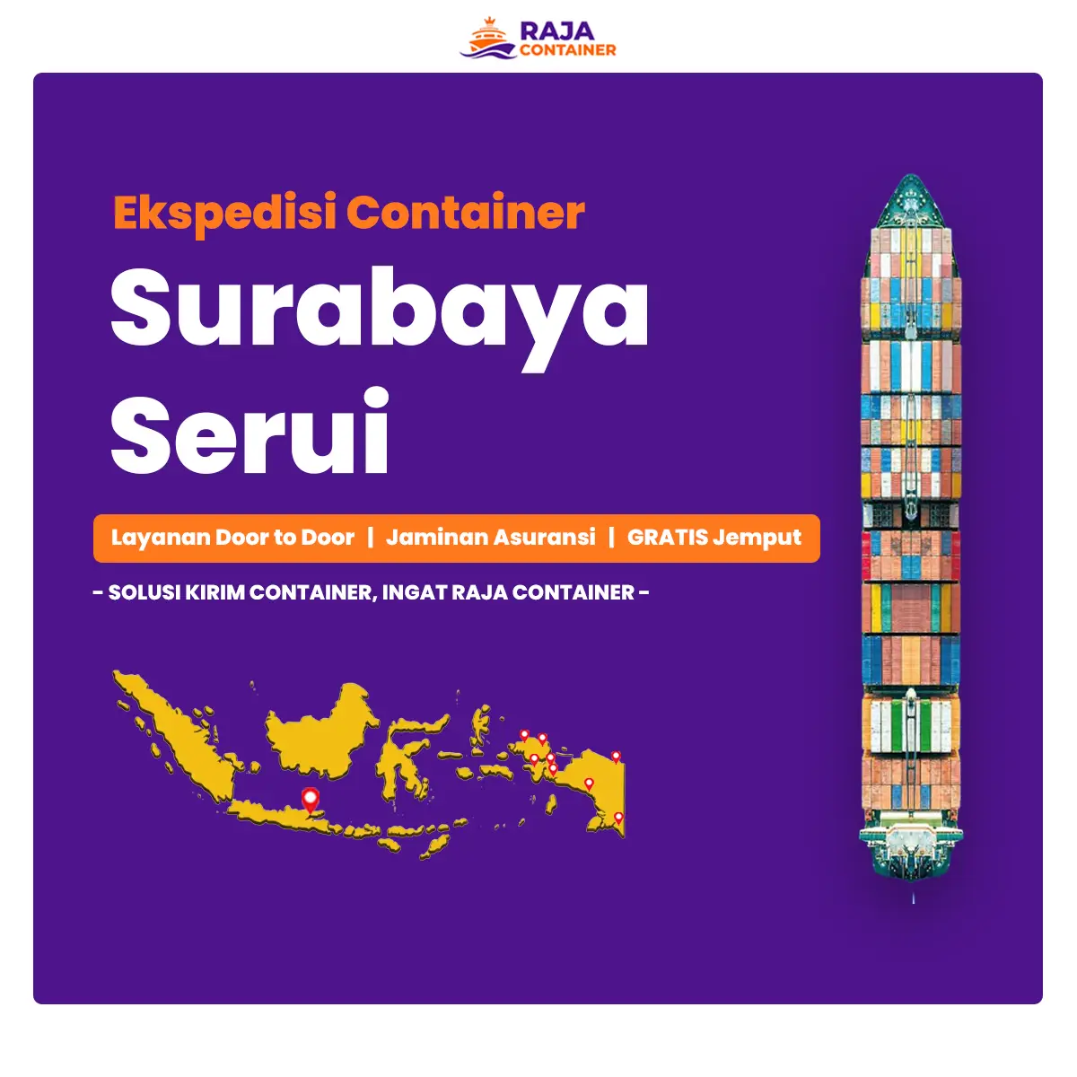Ekspedisi Container Surabaya Serui