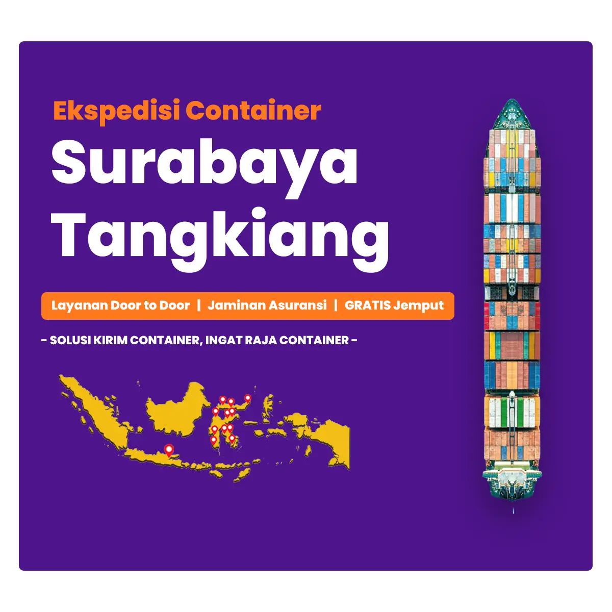 Ekspedisi Container Surabaya Tangkiang