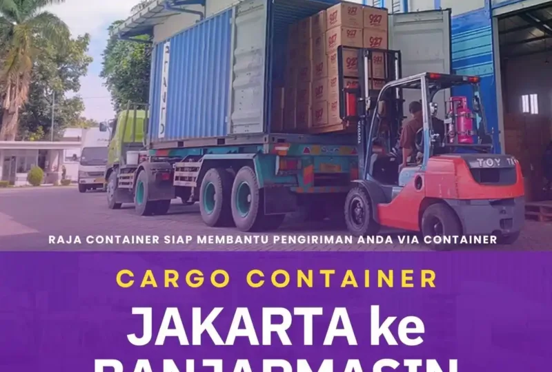 Cargo Container Jakarta ke Banjarmasin