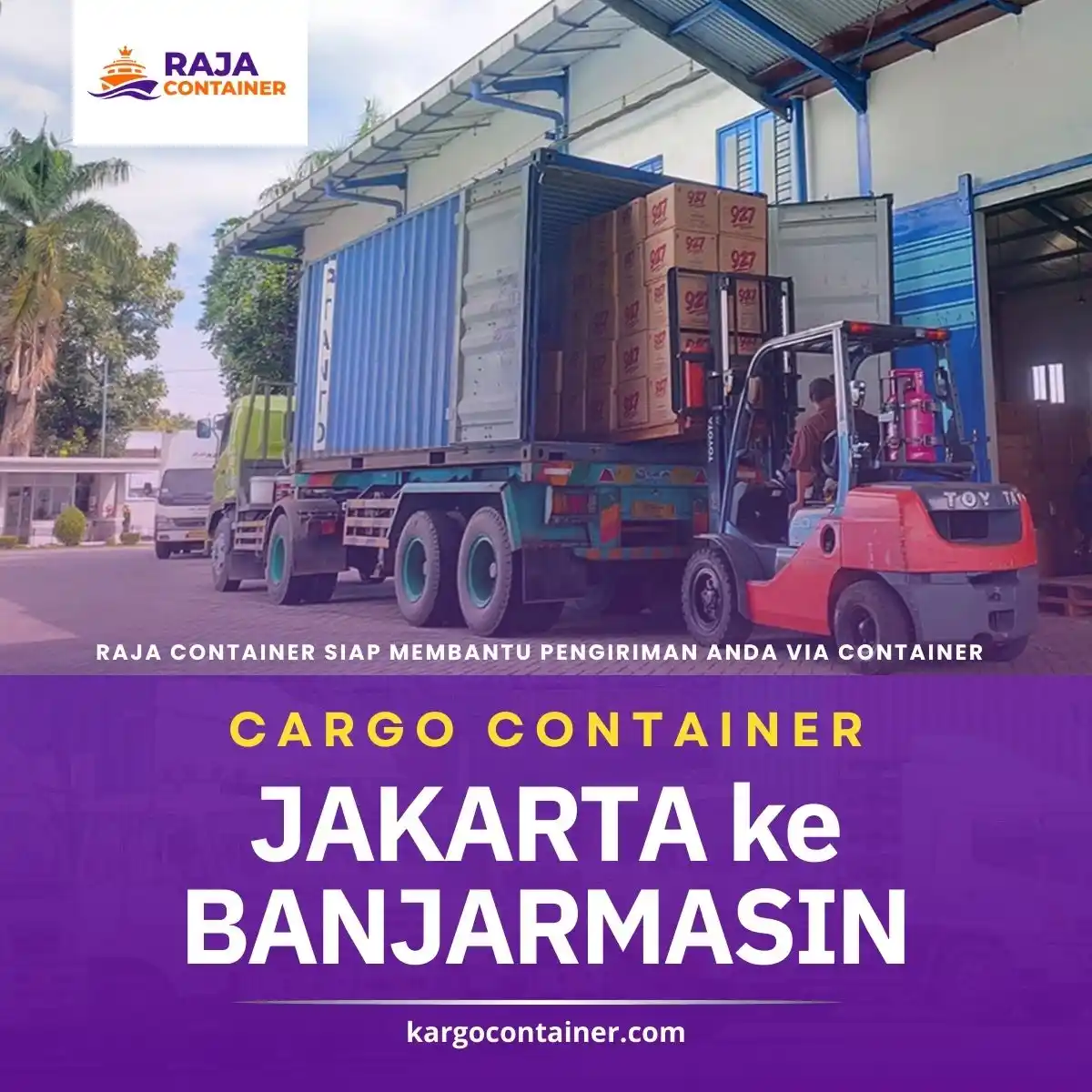 Cargo Container Jakarta ke Banjarmasin