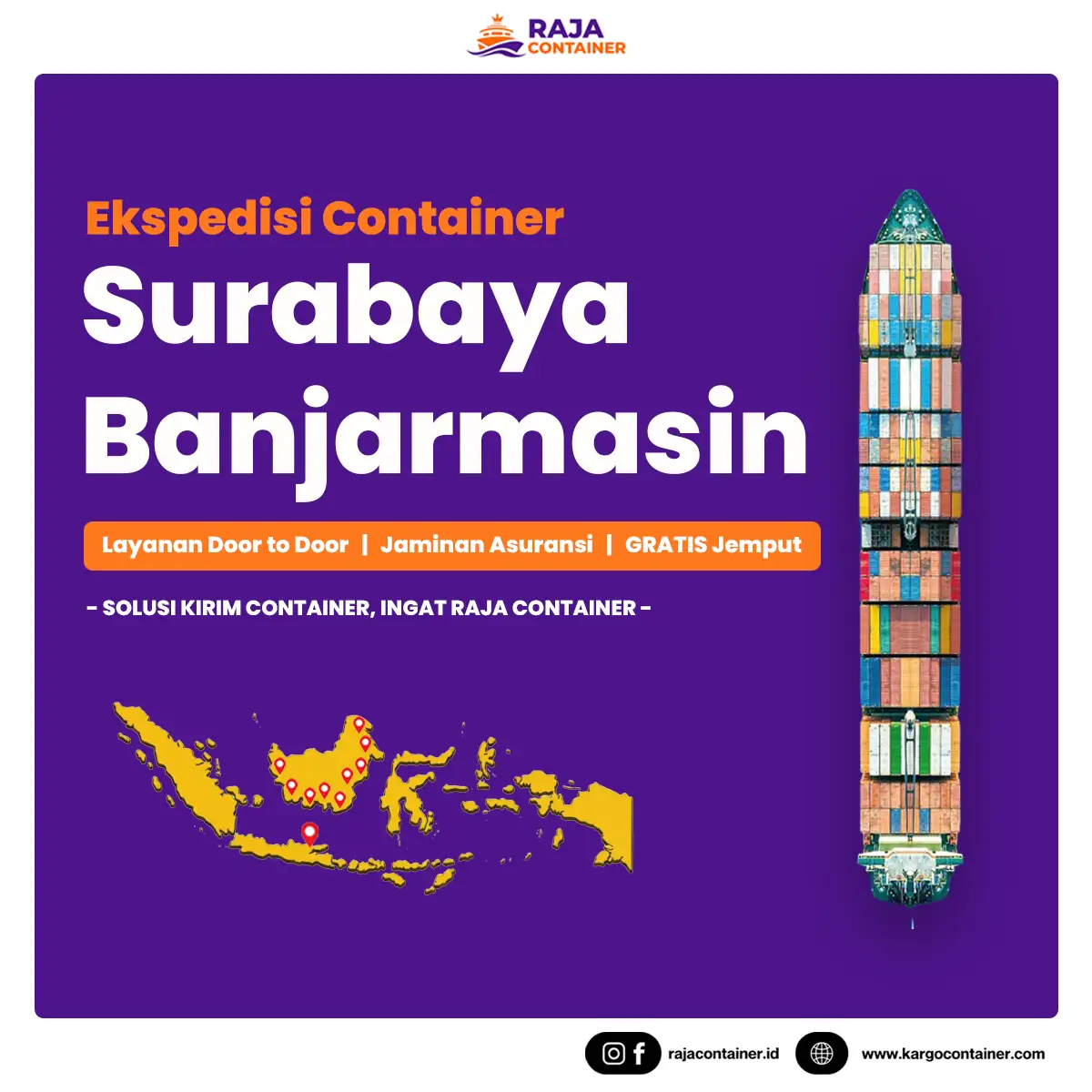 Ekspedisi Container Surabaya Banjarmasin