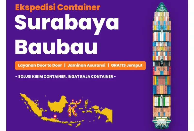 Ekspedisi Container Surabaya Baubau