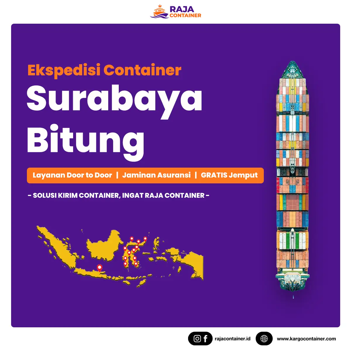 Ekspedisi Container Surabaya Bitung