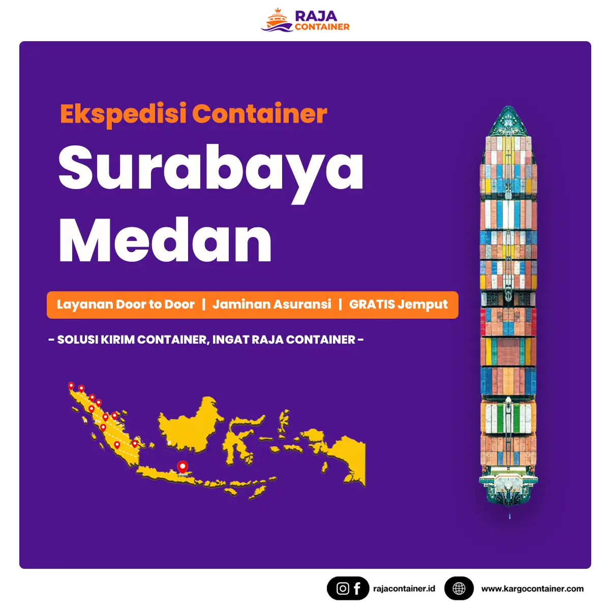 Ekspedisi Container Surabaya Medan