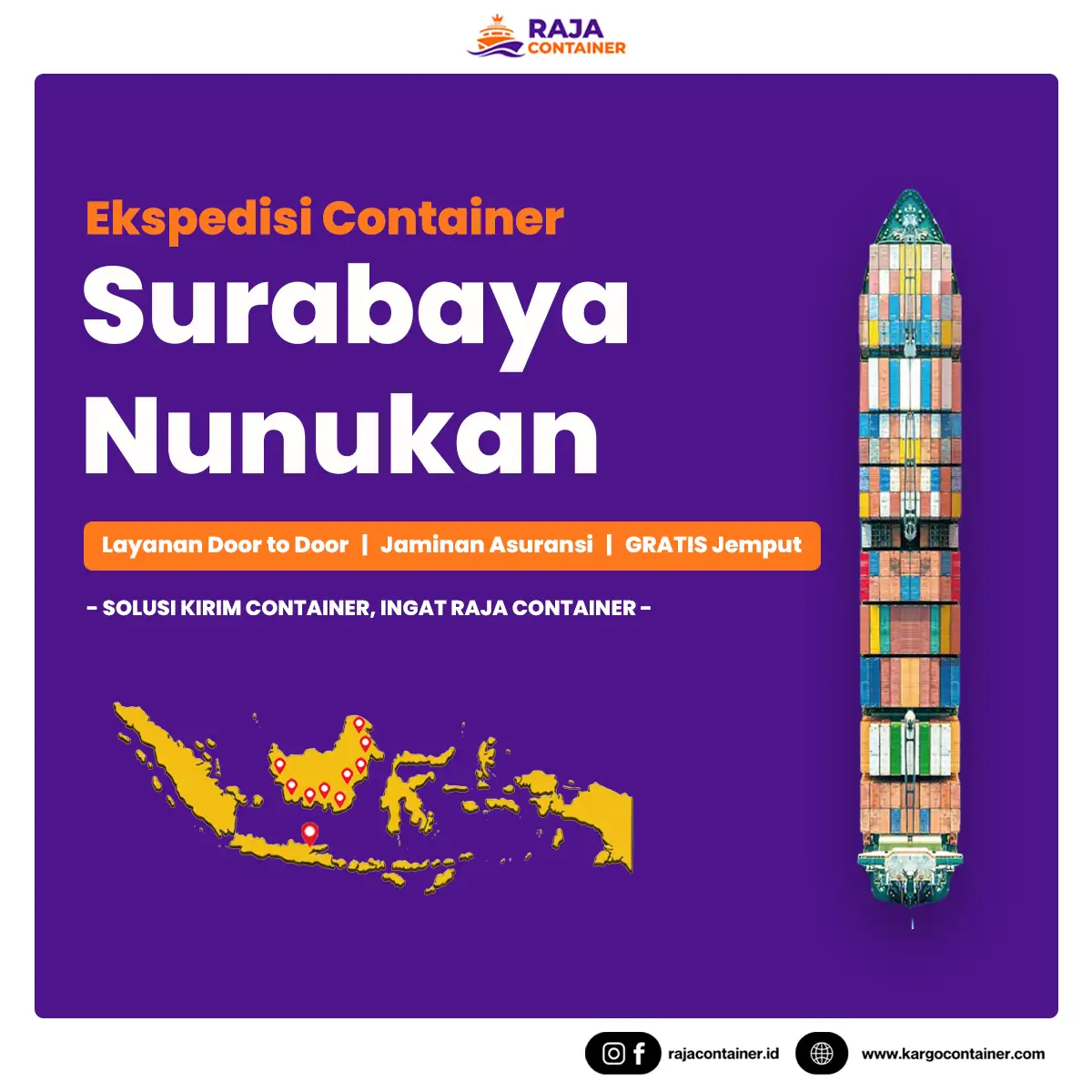 Ekspedisi Container Surabaya Nunukan