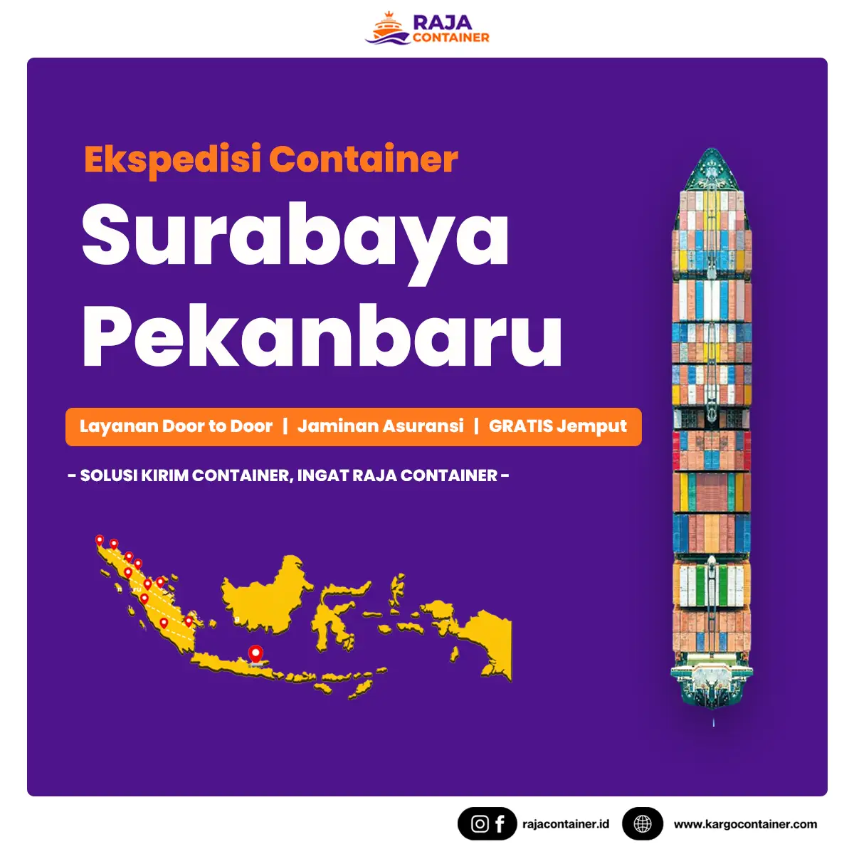 Ekspedisi Container Surabaya Pekanbaru