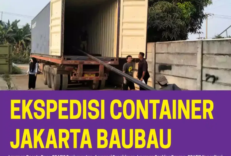Ekspedisi Container Jakarta Baubau
