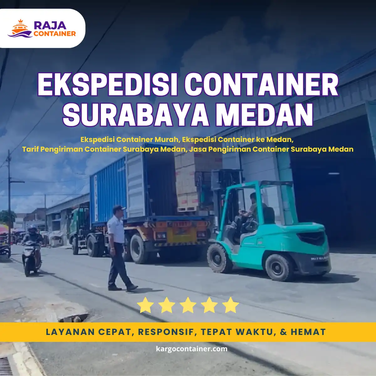 Ekspedisi Container Surabaya Medan