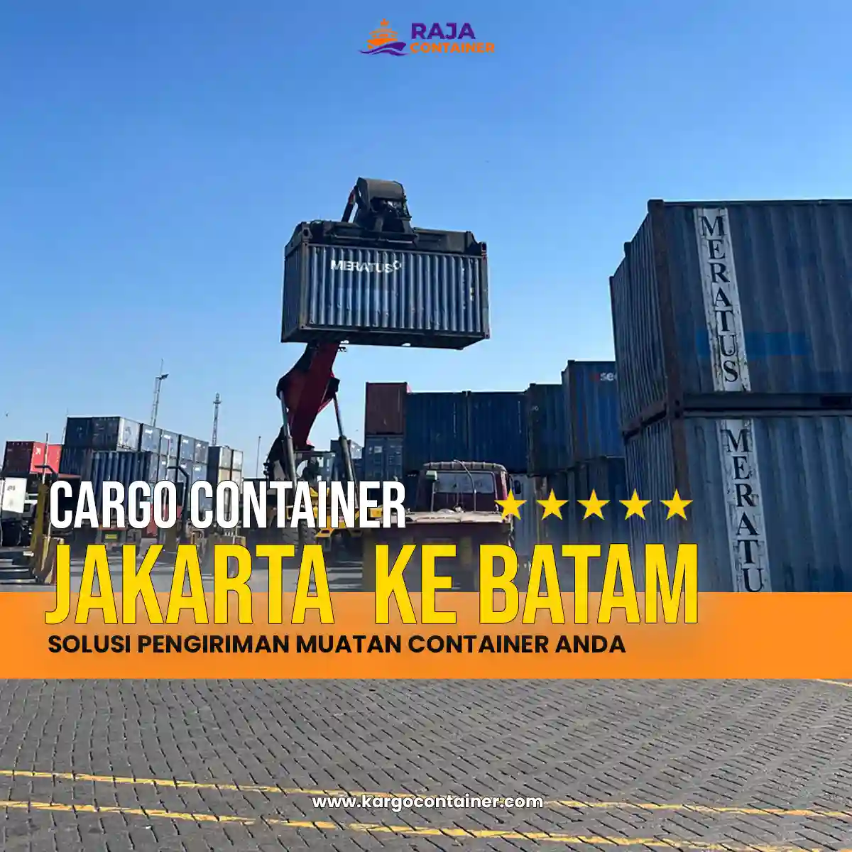 Cargo Container Jakarta ke Batam
