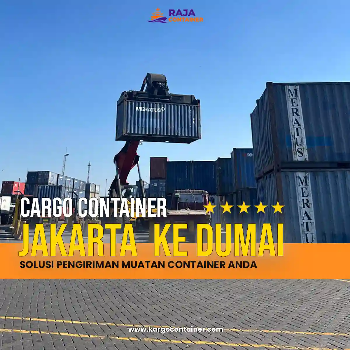 Cargo Container Jakarta ke Dumai