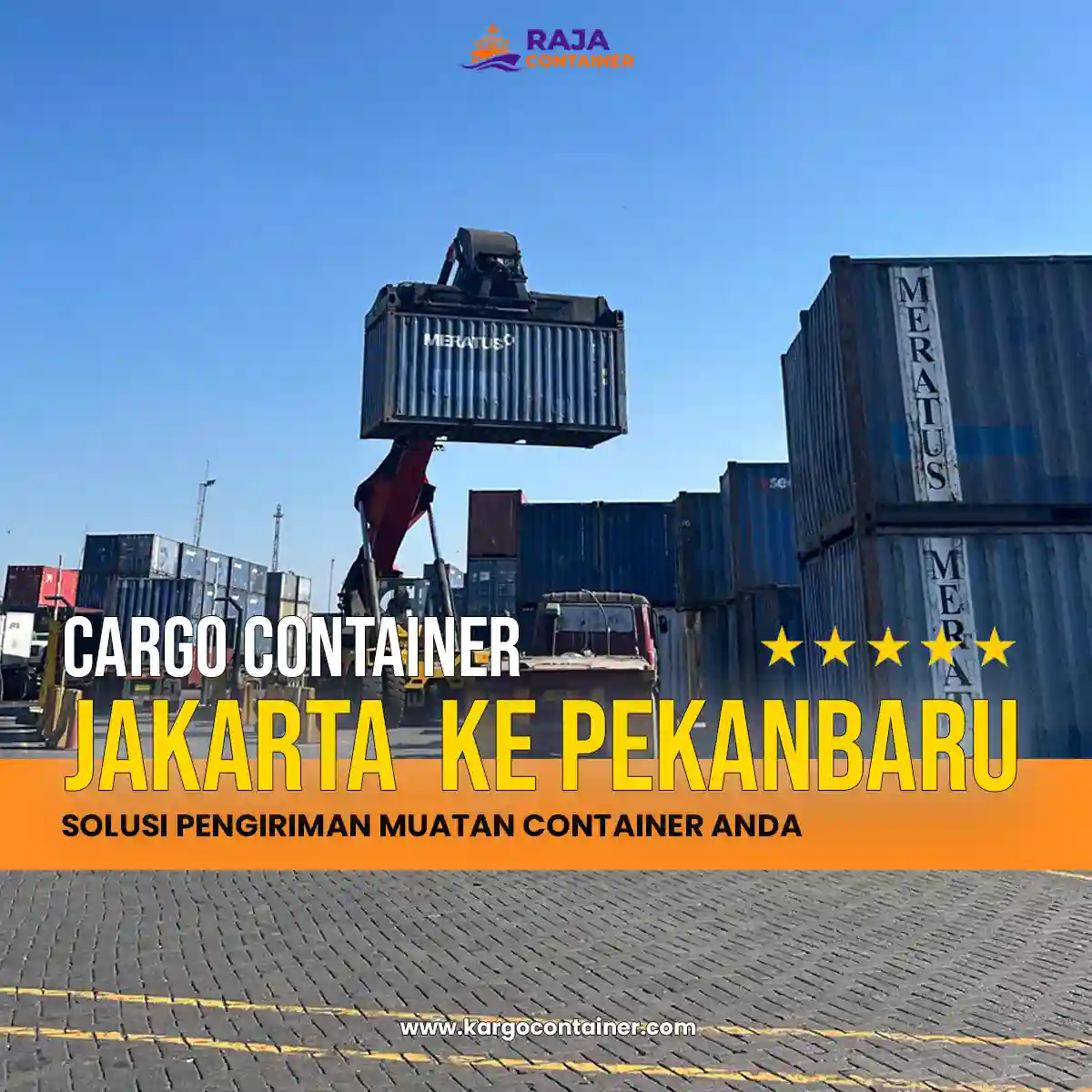 Cargo Container Jakarta ke Pekanbaru