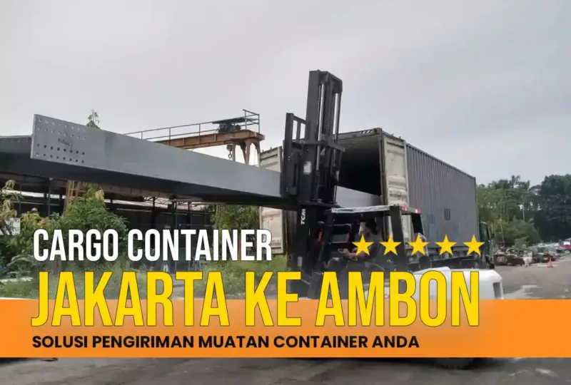 Cargo Container Jakarta ke Ambon