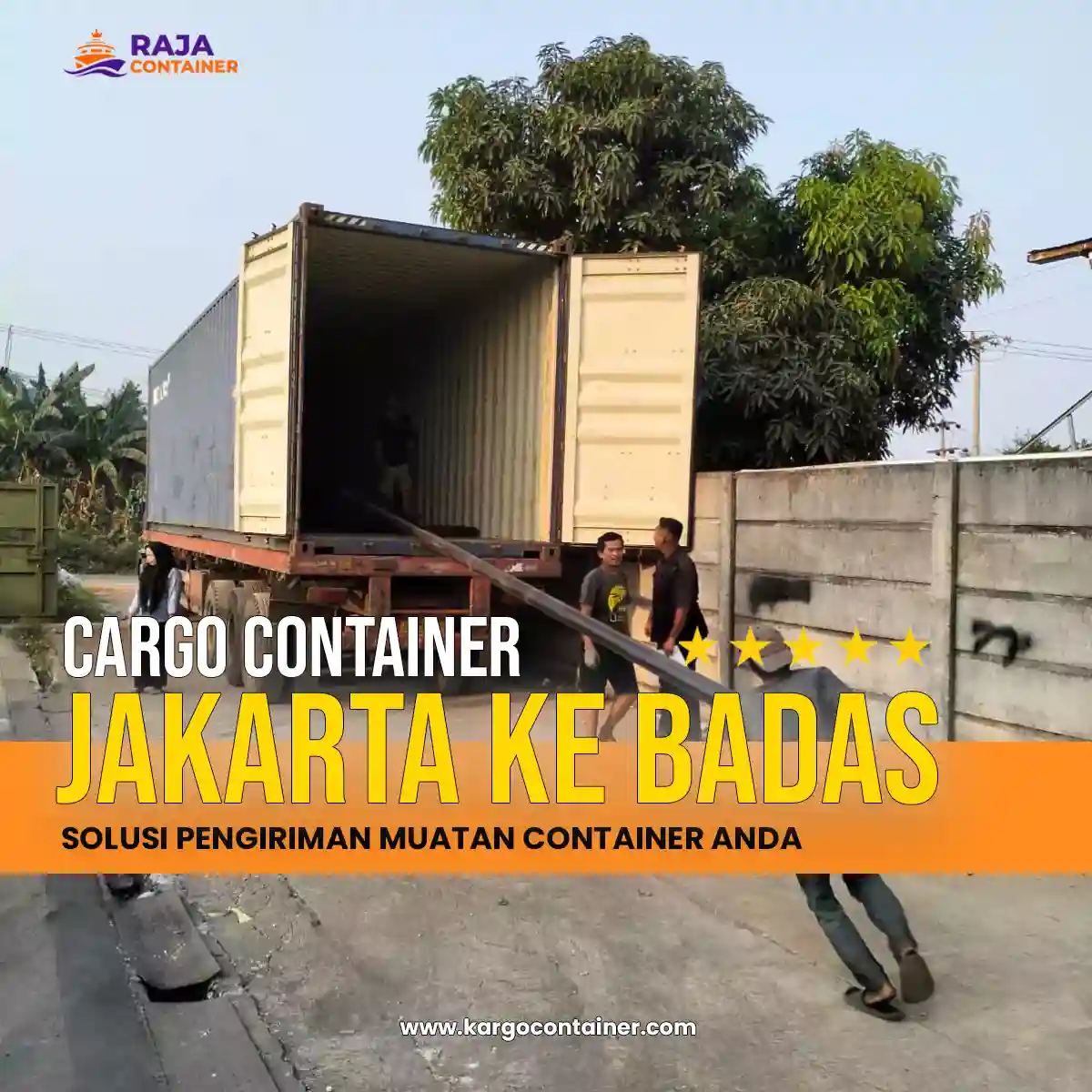 Cargo Container Jakarta ke Badas