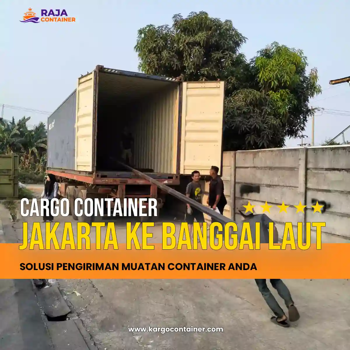 Cargo Container Jakarta ke Banggai Laut