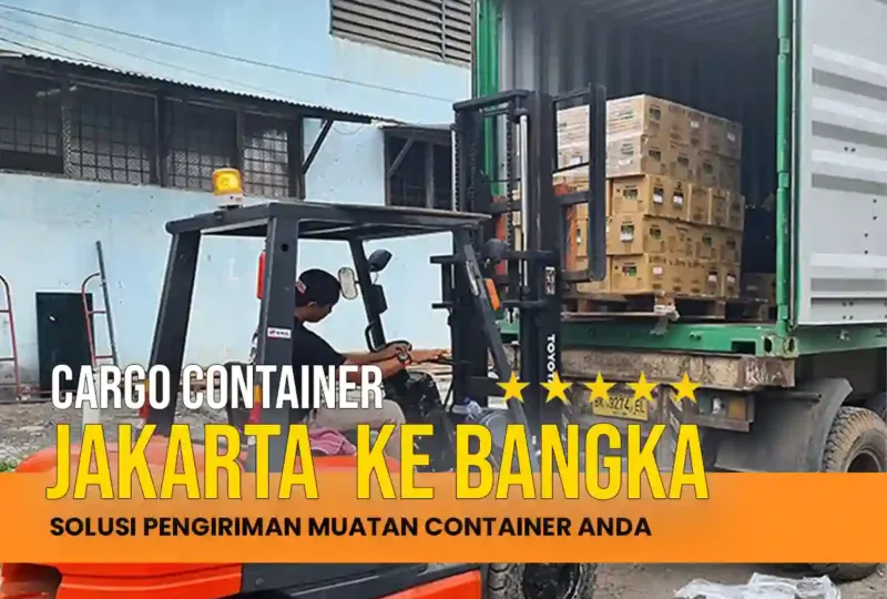 Cargo Container Jakarta ke Bangka
