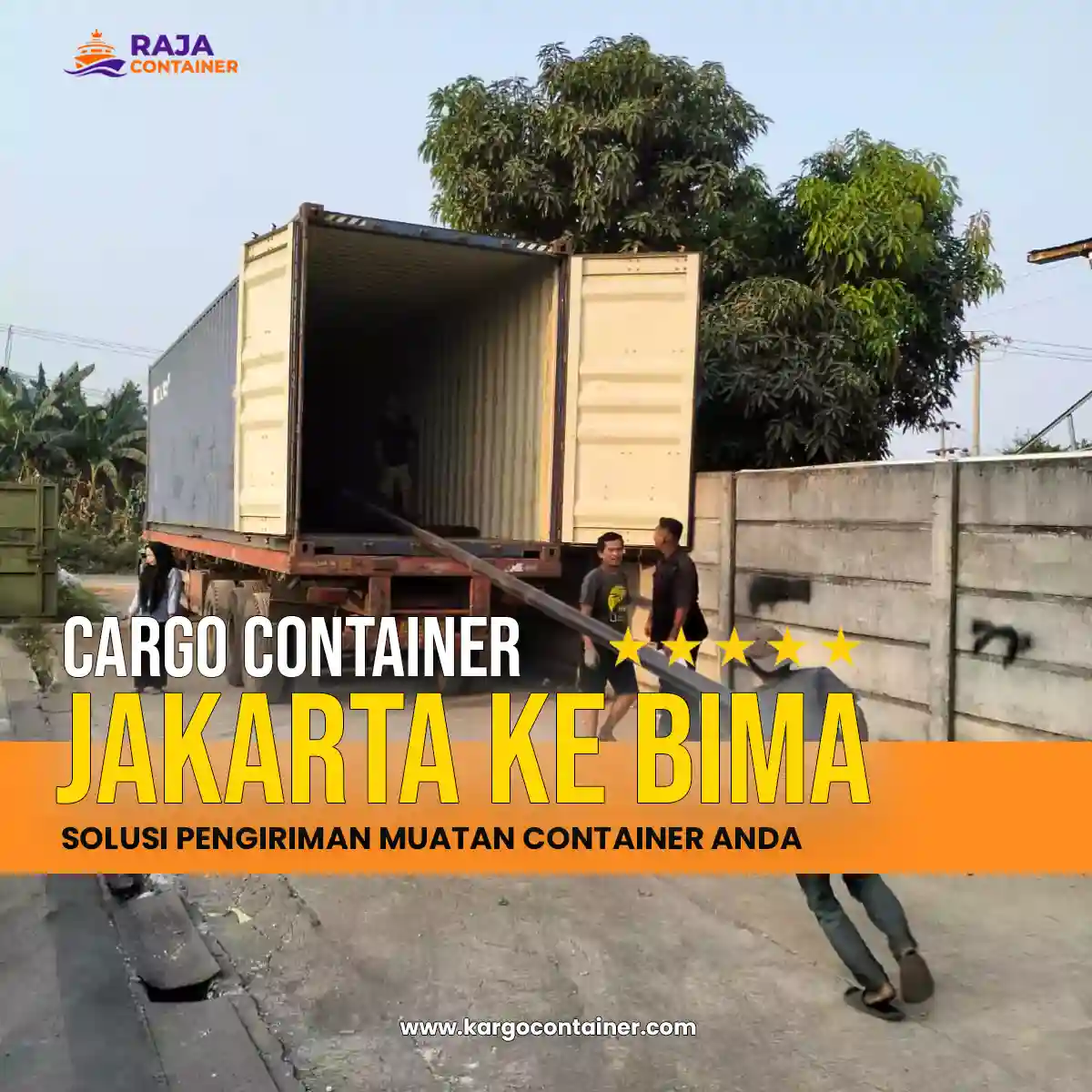 Cargo Container Jakarta ke Bima