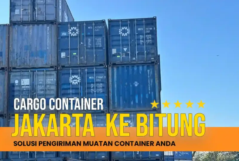 Cargo Container Jakarta ke Bitung