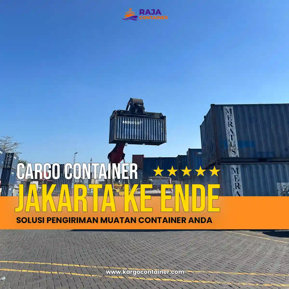 Cargo Container Jakarta ke Ende