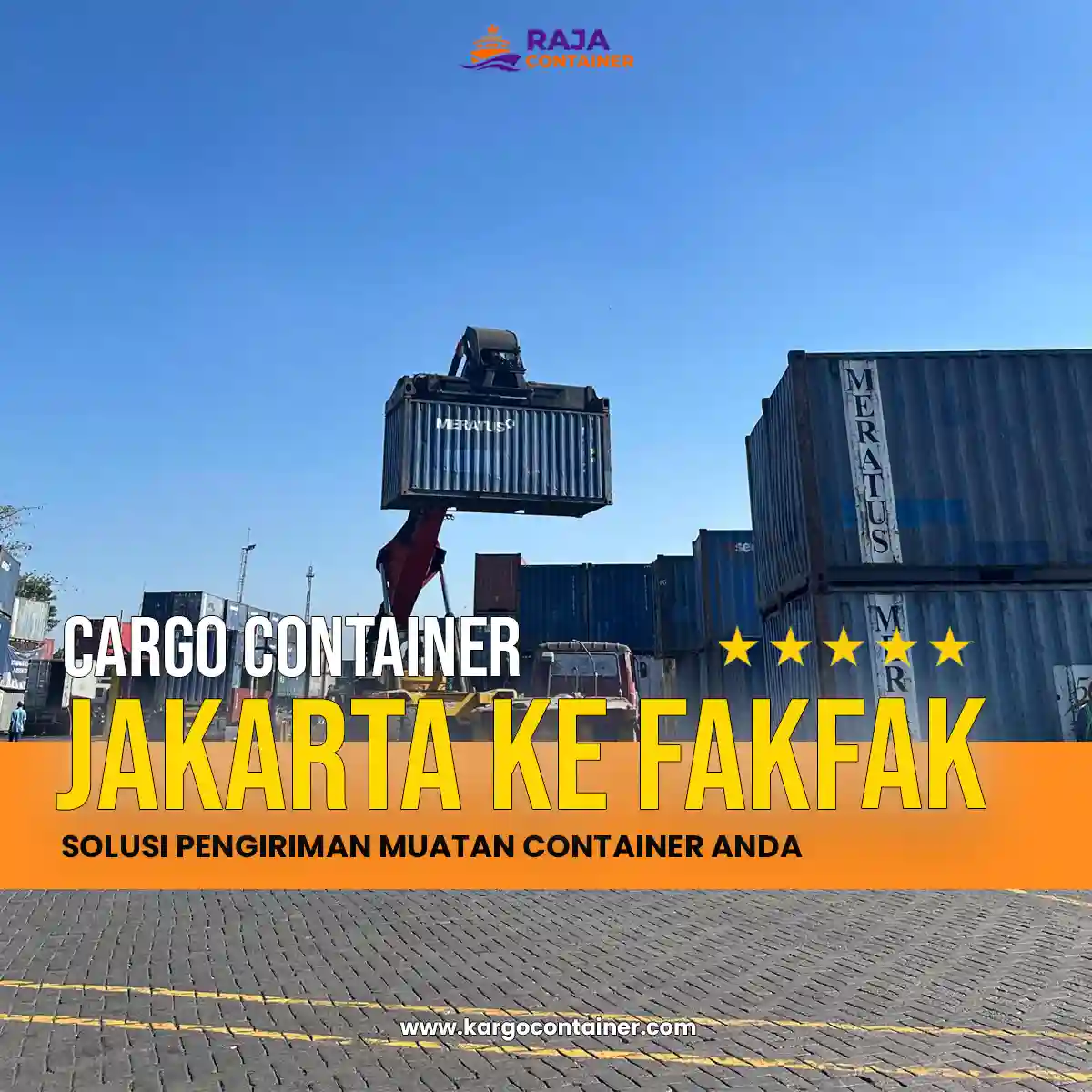 Cargo Container Jakarta ke Fakfak