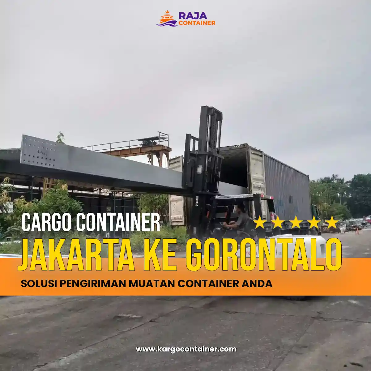 Cargo Container Jakarta ke Gorontalo