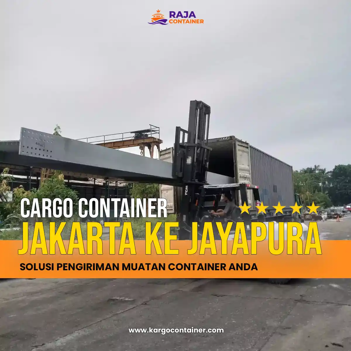 Cargo Container Jakarta ke Jayapura