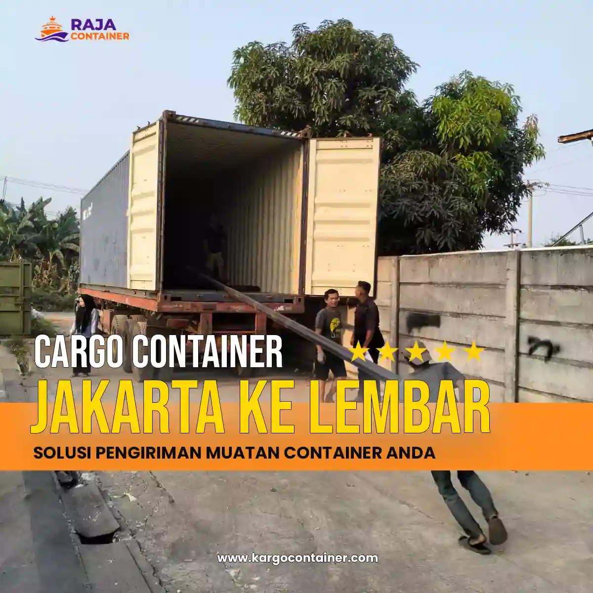 Cargo Container Jakarta ke Lembar