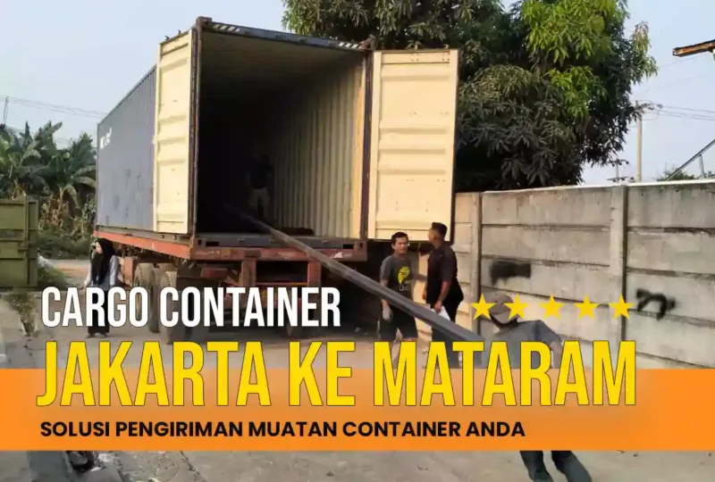 Cargo Container Jakarta ke Mataram