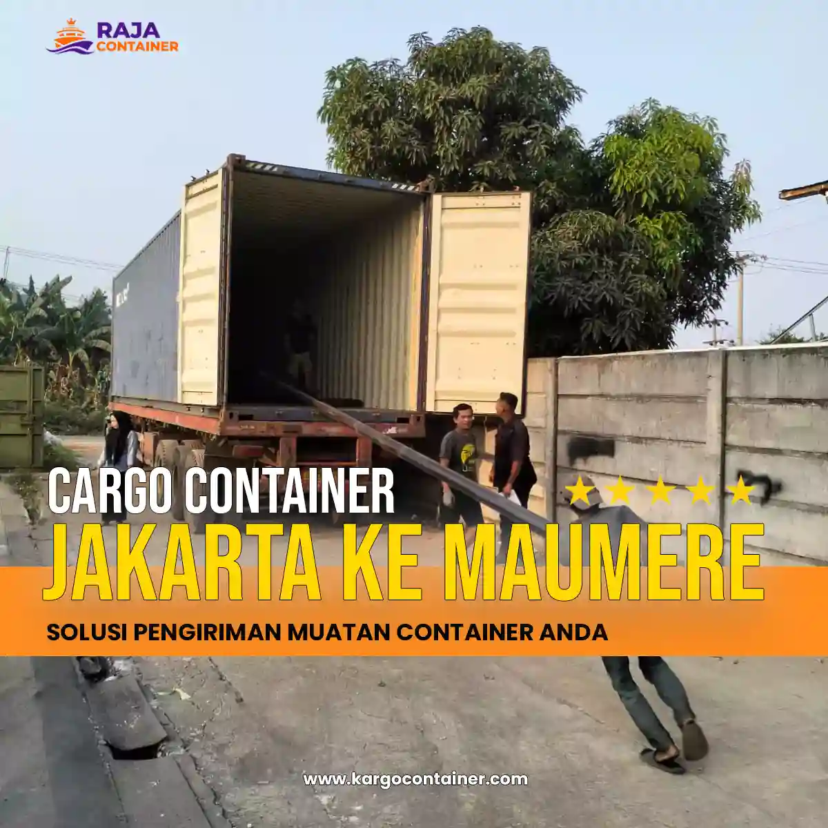 Cargo Container Jakarta ke Maumere