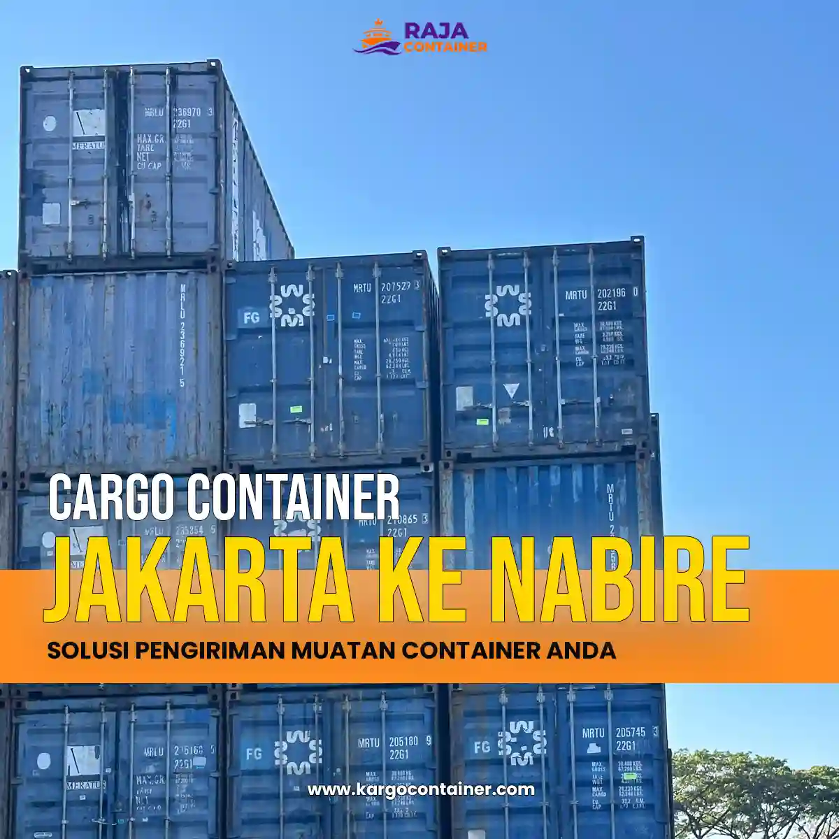 Cargo Container Jakarta ke Nabire