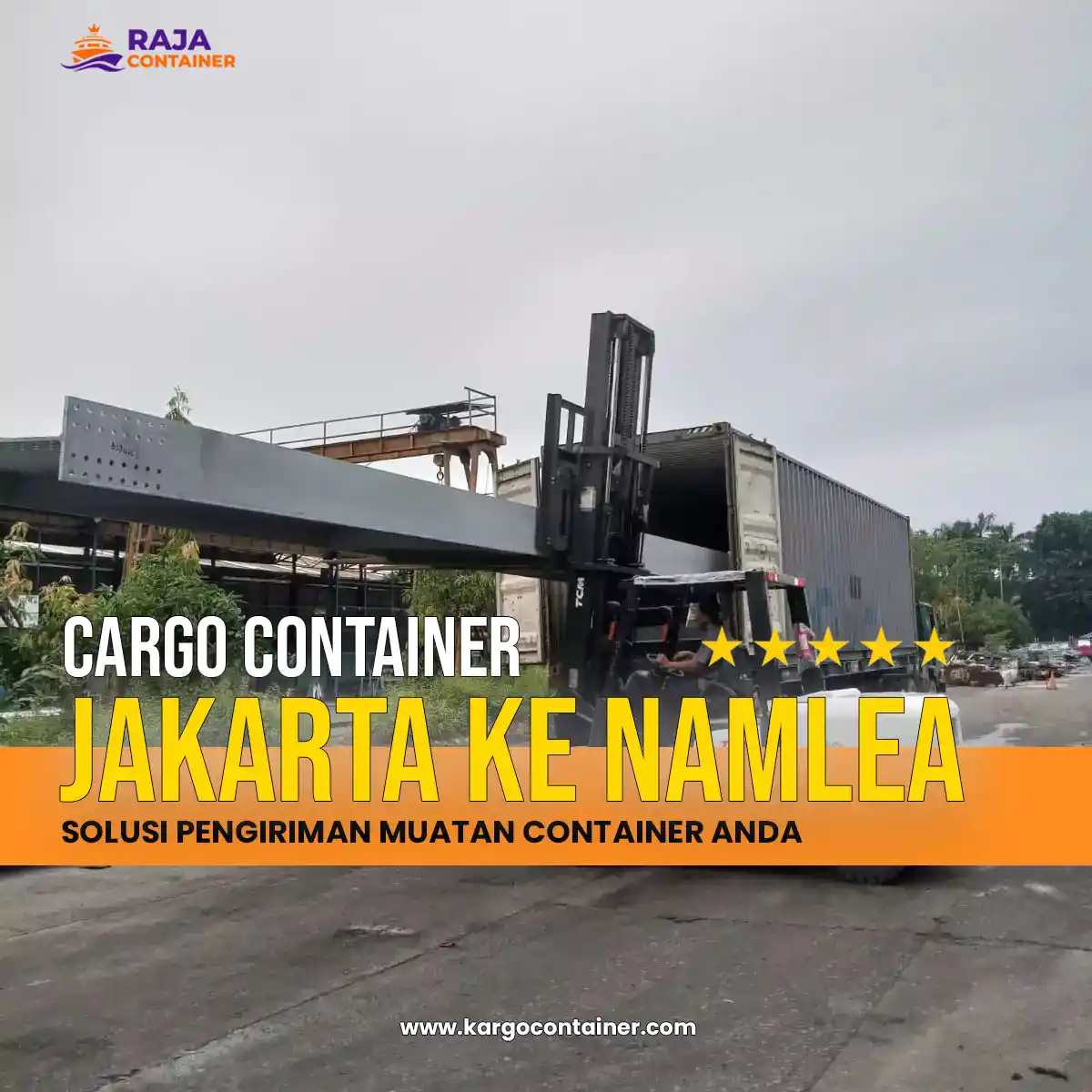 Cargo Container Jakarta ke Namlea