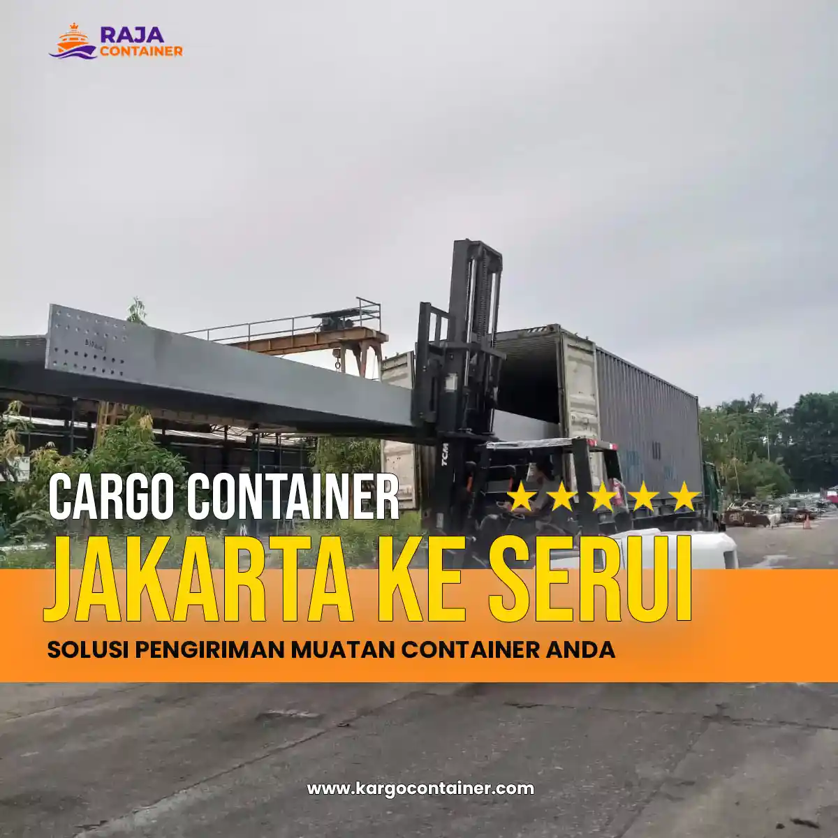 Cargo Container Jakarta ke Serui