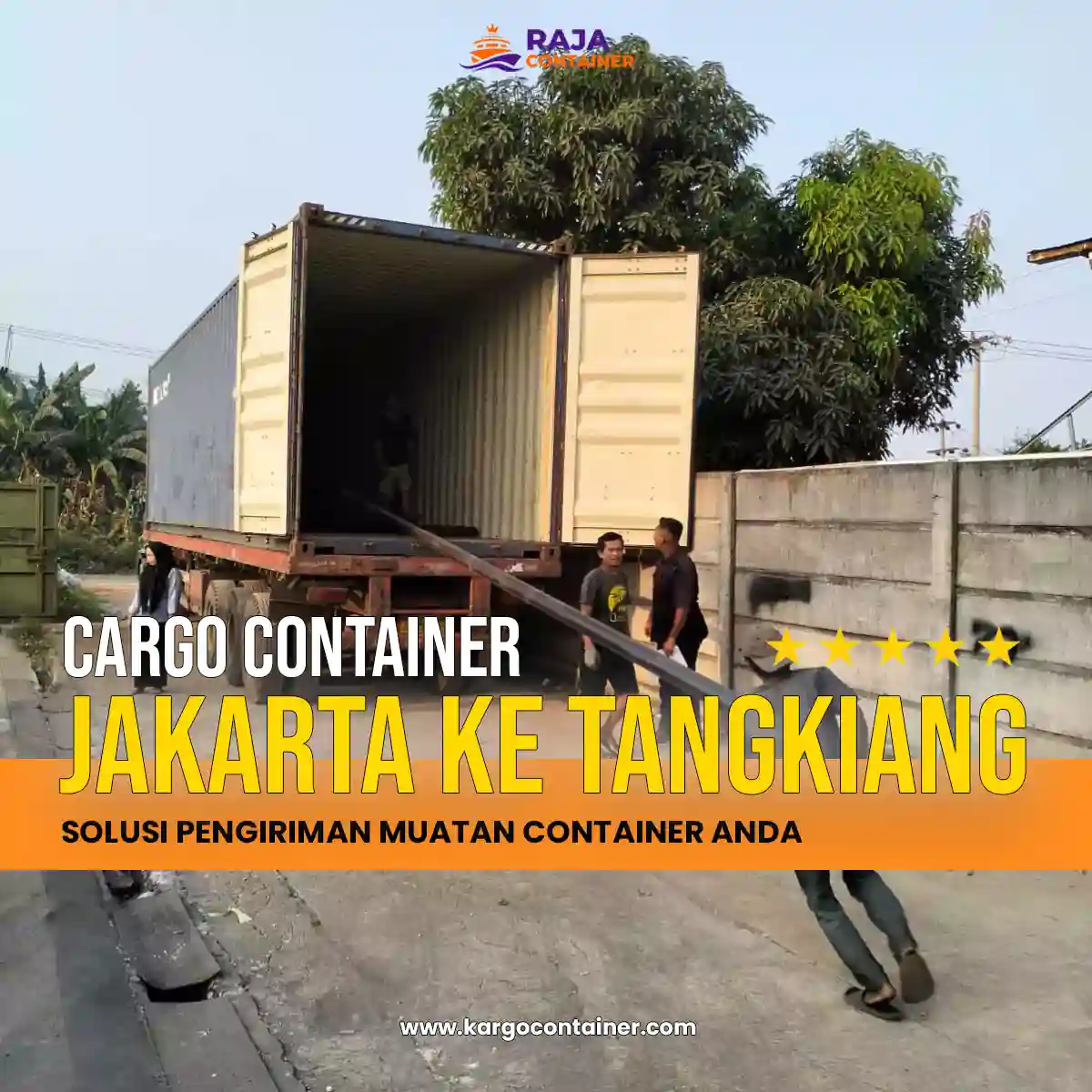 Cargo Container Jakarta ke Tangkiang