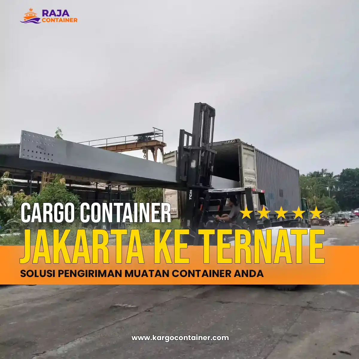 Cargo Container Jakarta ke Ternate