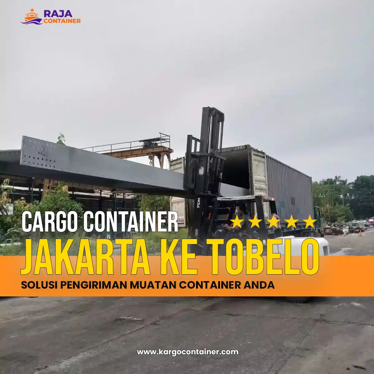 Cargo Container Jakarta ke Tobelo