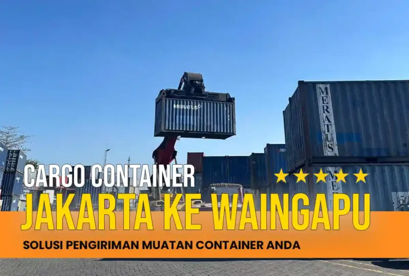 Cargo Container Jakarta ke Waingapu
