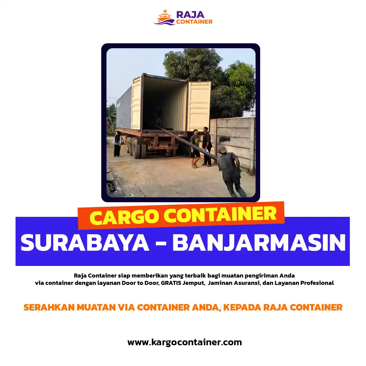 Cargo Container Surabaya Banjarmasin