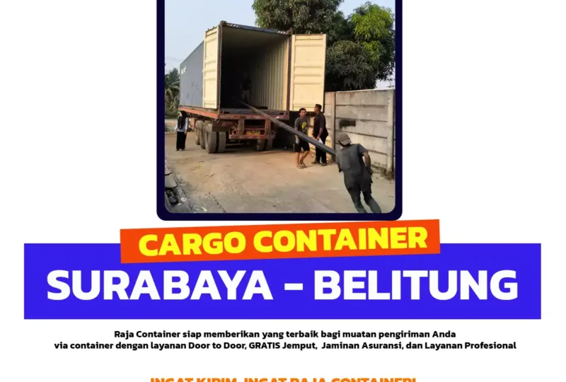 Cargo Container Surabaya Belitung