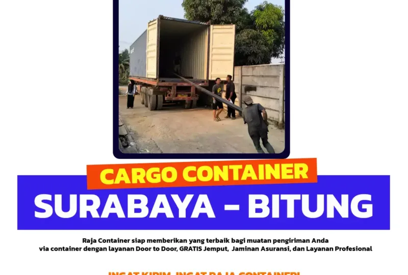 Cargo Container Surabaya Bitung