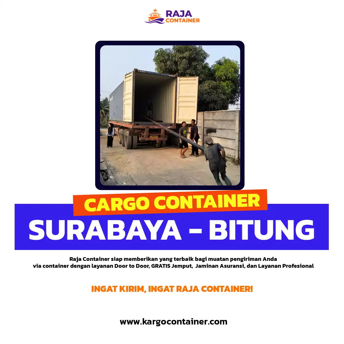 Cargo Container Surabaya Bitung