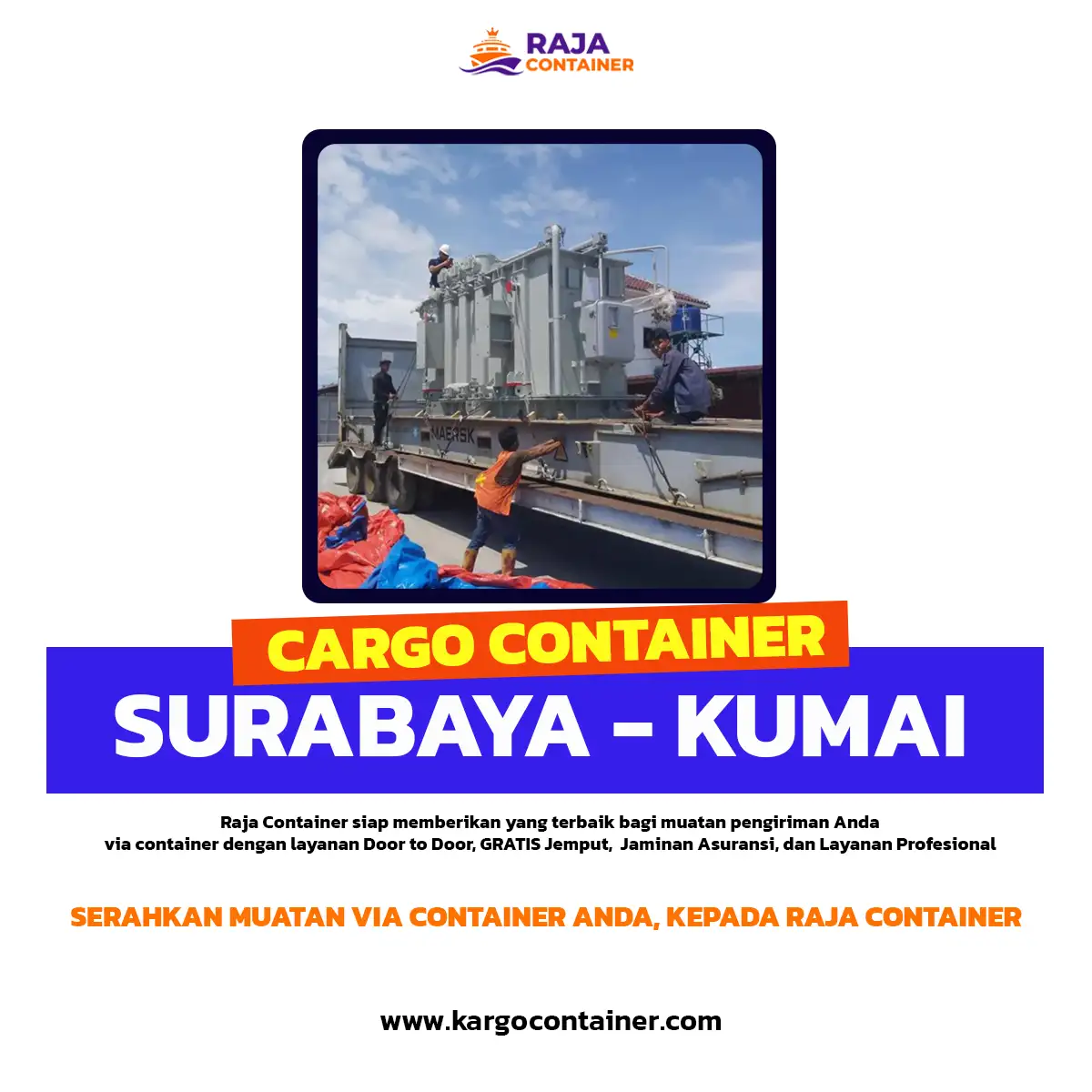Cargo Container Surabaya Kumai