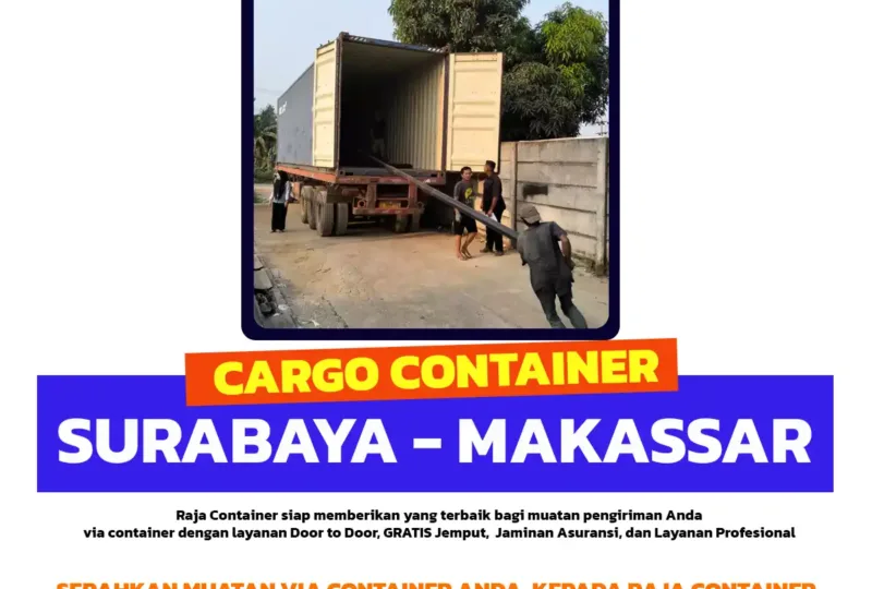Cargo Container Surabaya Makassar