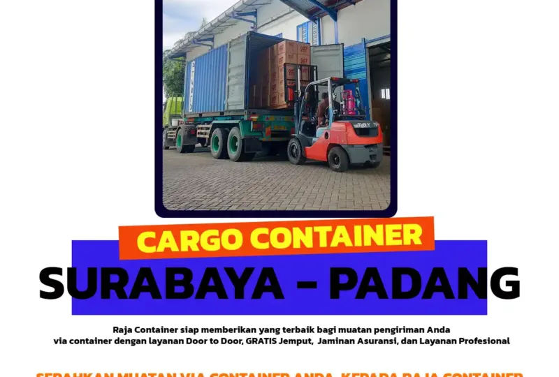 Cargo Container Surabaya Padang