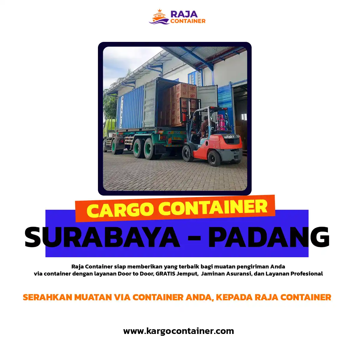 Cargo Container Surabaya Padang