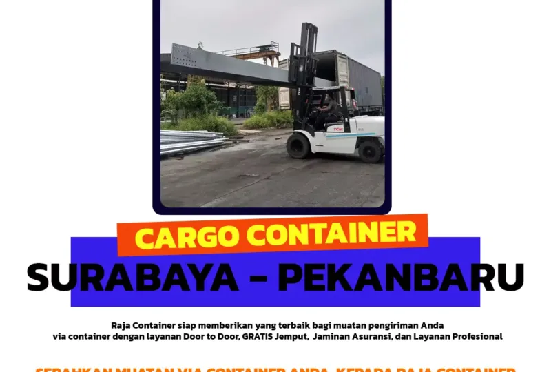 Cargo Container Surabaya Pekanbaru