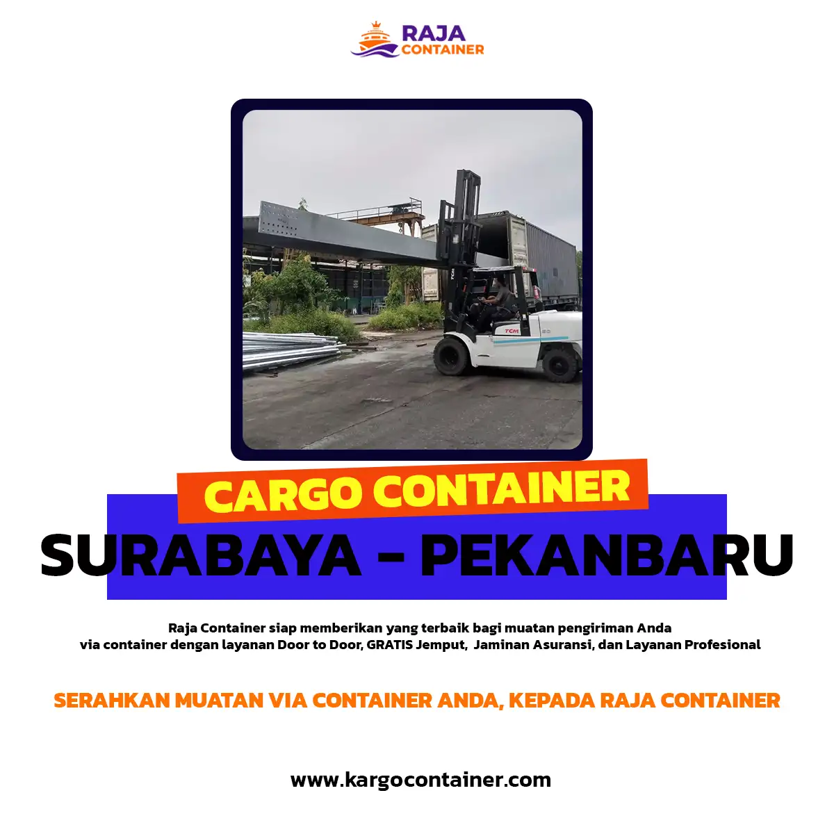 Cargo Container Surabaya Pekanbaru