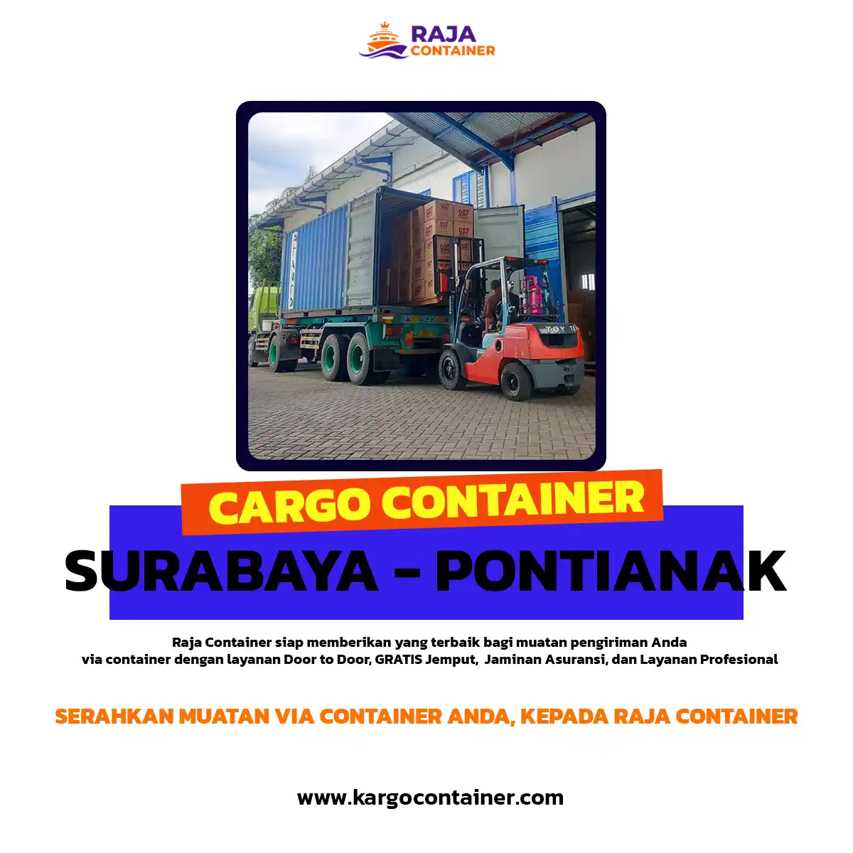 Cargo Container Surabaya Pontianak
