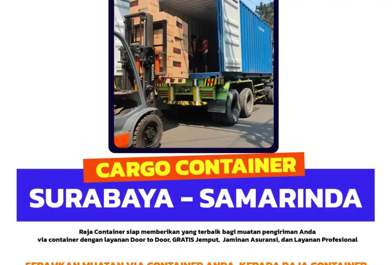 Cargo Container Surabaya Samarinda
