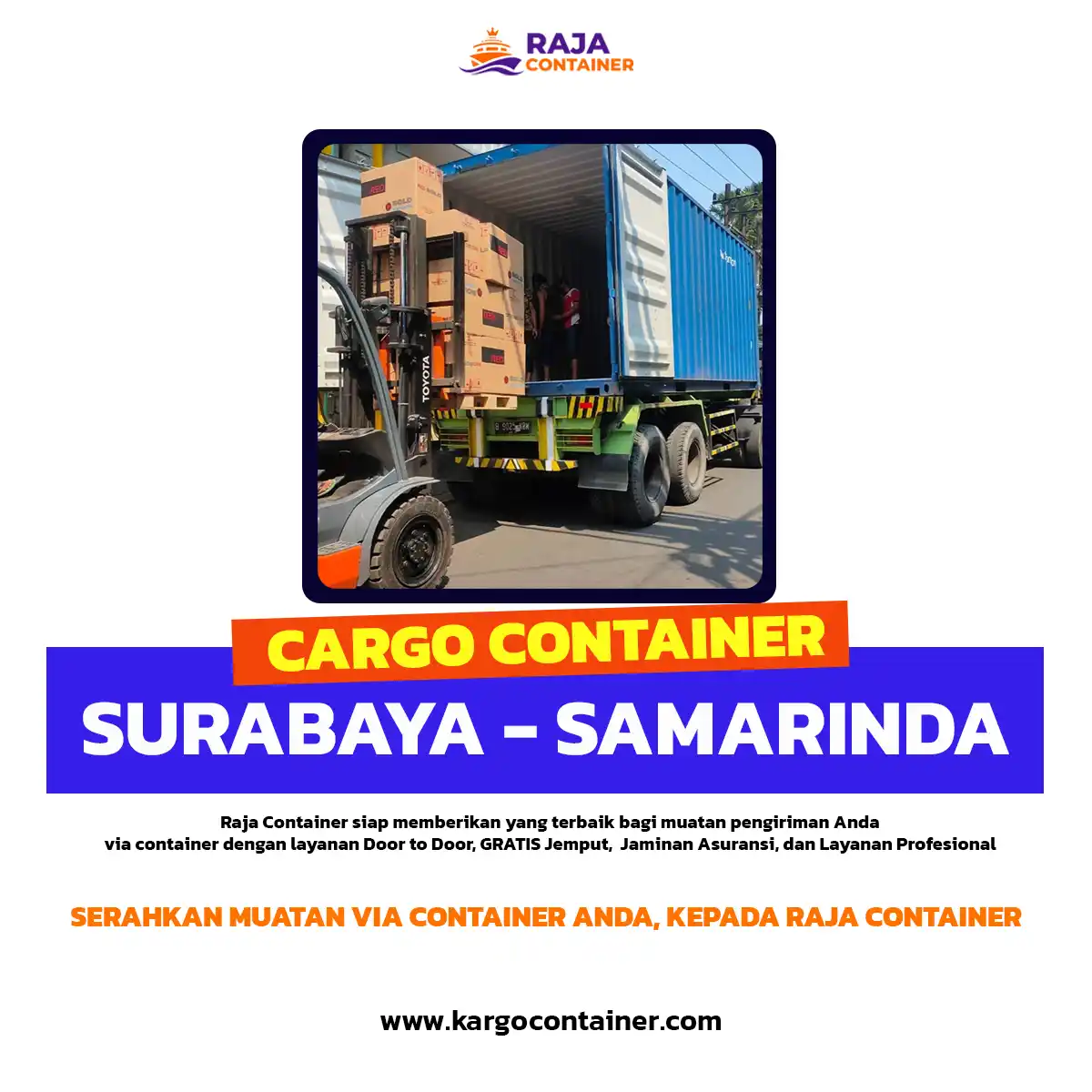 Cargo Container Surabaya Samarinda